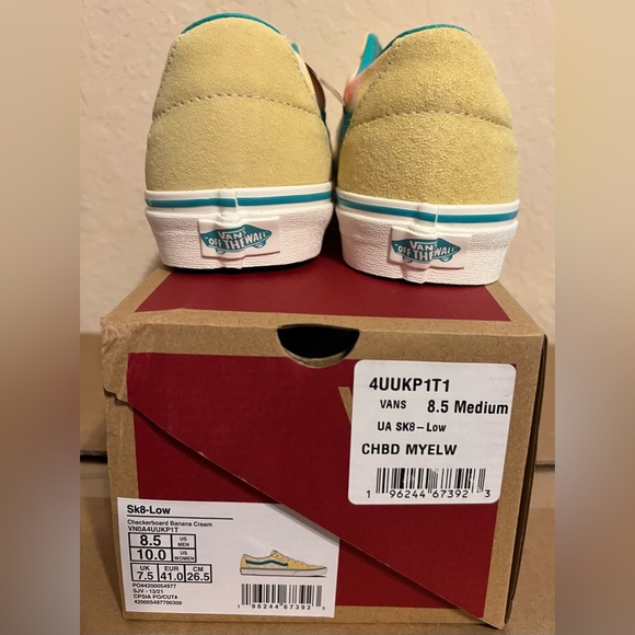 VANS Sk8-Low Checkerboard Lace Ups - Picture 6 of 9